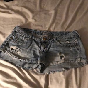 Cute with tears jean shorts size 11